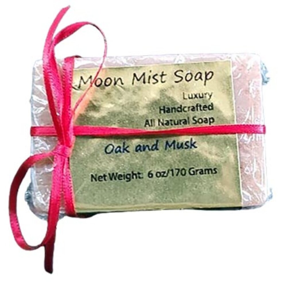 Oak and Musk - For Men - Handmade Homemade Bar Soap  6 ounces